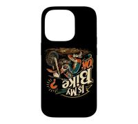 Mon vélo est-il OK ? Colorful Upside Down Rider ? Coque pour iPhone 14 Pro