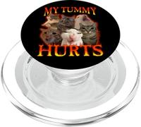 Mon Ventre me Fait Vraiment Mal Chat intolérant au Lactose PopSockets PopGrip pour MagSafe