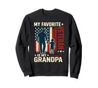 Mon vétéran préféré est la Famille Patriotique de Mon Grand-père Sweatshirt