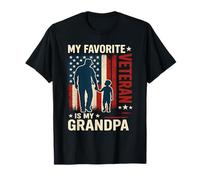 Mon vétéran préféré est la Famille Patriotique de Mon Grand-père T-Shirt