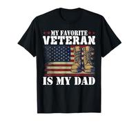 Mon vétéran préféré est la Journée des anciens combattants de l'armée de mon père T-Shirt