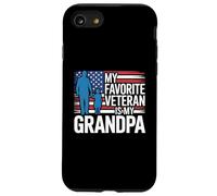 Mon vétéran préféré est ma Famille de Petite-Fille Grand-père Coque pour iPhone SE (2020) / 7/8