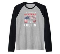 Mon vétéran préféré est Mon Cousin Veterans Veteran's Day Team Manche Raglan