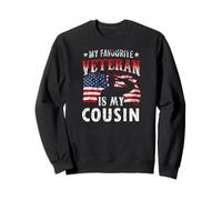 Mon vétéran préféré est Mon Cousin Veterans Veteran's Day Team Sweatshirt