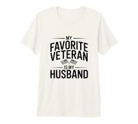 Mon vétéran préféré est Mon Mari Patriotique T-Shirt Haut de Gamme