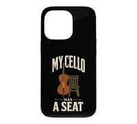 Mon Violoncelle a Une Place Cello Player Musician Humour Coque pour iPhone 13 Pro
