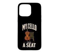 Mon Violoncelle a Une Place Cello Player Musician Humour Coque pour iPhone 15 Pro Max