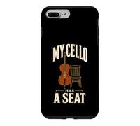 Mon Violoncelle a Une Place Cello Player Musician Humour Coque pour iPhone 7 Plus/8 Plus