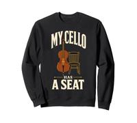 Mon Violoncelle a Une Place Cello Player Musician Humour Sweatshirt