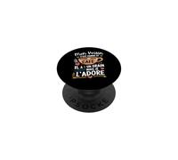 Mon Voisin comme Le Café Cadeau Humour PopSockets PopGrip Adhésif