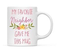 Mon Voisin Préféré M'A Offert Ça Tasse Mignonne Mug Céramique Tasse À Café Pour Maison Cuisine Cacao 330Ml