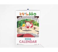 Mon voisin Totoro Calendrier mural 2026 - 12 mois - 29 × 43 cm - Édition anglaise avec Catbus, Totoro, Satsuki et Mei