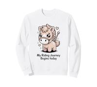 Mon Voyage à Cheval Commence Aujourd'hui | Cute Pony Sweatshirt