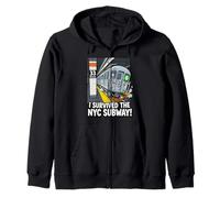 Mon Voyage à New York est drôle : « J'Ai survécu au métro de New York » Sweat à Capuche
