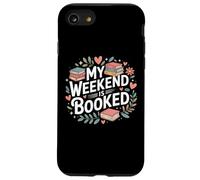 Mon week-end est réservé Lecture Lire Livres Reader Nerd Coque pour iPhone SE (2020) / 7 / 8