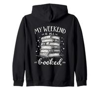 Mon Week-End est réservé Literary Pun Funny Bookworm Sweat à Capuche