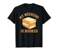 Mon Week-End est réservé. Pile de Livres T-Shirt