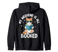 Mon Week-End est réservé pour Les Amateurs de Lecture de Chats Sweat à Capuche