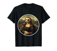 Mona Ferret Peinture Drôle Propriétaire Animal Lover Art Lover Classique Fun T-Shirt