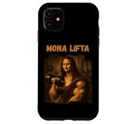 Mona Lifta Muscle Mona Lisa Lifting Weights Bodybuilding Gym Coque pour iPhone 11