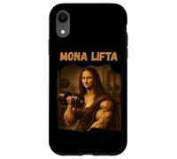 Mona Lifta Muscle Mona Lisa Lifting Weights Bodybuilding Gym Coque pour iPhone XR