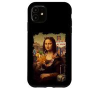 Mona Lisa À Las Vegas Vacances Voyage Cocktail Voyage Casino Coque pour iPhone 11