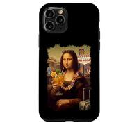 Mona Lisa À Las Vegas Vacances Voyage Cocktail Voyage Casino Coque pour iPhone 11 Pro