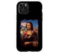 Mona Lisa À Las Vegas Vacances Voyage Cocktail Voyage Casino Coque pour iPhone 11 Pro