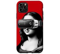 Mona Lisa Art Moderne Parodie drôle Parodie Renaissance Coque pour iPhone 11 Pro Max