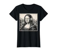 Mona Lisa Bass Face Funny Music Lovers DJs Producers T-Shirt Graphique avec Valeur
