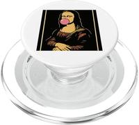 Mona Lisa Bubblegum drôle PopSockets PopGrip pour MagSafe