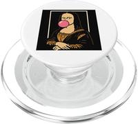 Mona Lisa Bubblegum drôle PopSockets PopGrip pour MagSafe