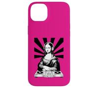 Mona Lisa Casque DJ Renaissance Art Musique Lover Coque pour iPhone 14 Plus