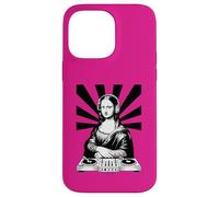 Mona Lisa Casque DJ Renaissance Art Musique Lover Coque pour iPhone 14 Pro Max