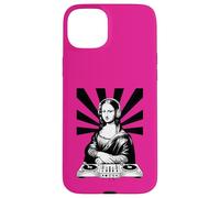 Mona Lisa Casque DJ Renaissance Art Musique Lover Coque pour iPhone 15 Plus
