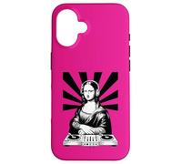 Mona Lisa Casque DJ Renaissance Art Musique Lover Coque pour iPhone 16