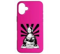 Mona Lisa Casque DJ Renaissance Art Musique Lover Coque pour iPhone 16 Plus