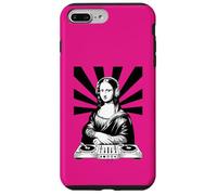 Mona Lisa Casque DJ Renaissance Art Musique Lover Coque pour iPhone 7 Plus/8 Plus