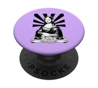 Mona Lisa Casque DJ Renaissance Art Musique Lover PopSockets PopGrip Adhésif