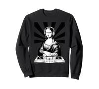 Mona Lisa Casque DJ Renaissance Art Musique Lover Sweatshirt