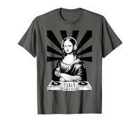 Mona Lisa Casque DJ Renaissance Art Musique Lover T-Shirt