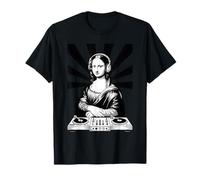 Mona Lisa Casque DJ Renaissance Art Musique Lover T-Shirt