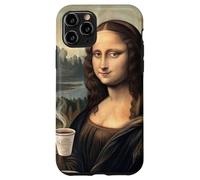 Mona Lisa Coffee Hipster Blague Coque pour iPhone 11 Pro