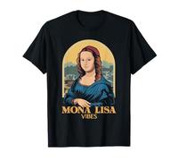 Mona Lisa Costume Oeuvre d'art célèbre peinture T-Shirt