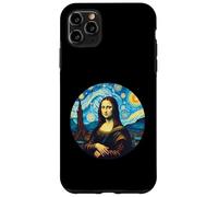 Mona Lisa dans le style de Van Gogh Starry Night Coque pour iPhone 11 Pro Max