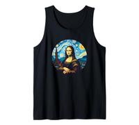 Mona Lisa dans le style de Van Gogh Starry Night Débardeur