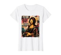 Mona Lisa Drôle Spa Abstrait Art Graphique Professeur T-Shirt Graphique avec Valeur