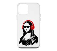 Mona Lisa écoute de la Musique drôle Cool Art et mélomane Coque pour iPhone 12 Mini
