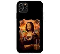 Mona Lisa en Vacances À Hawaï, Cocktail, Plage D'été Coque pour iPhone 11 Pro Max
