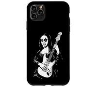 Mona Lisa Guitare Humoristique pour Professeur de Musique Rock and Roll Coque pour iPhone 11 Pro Max
